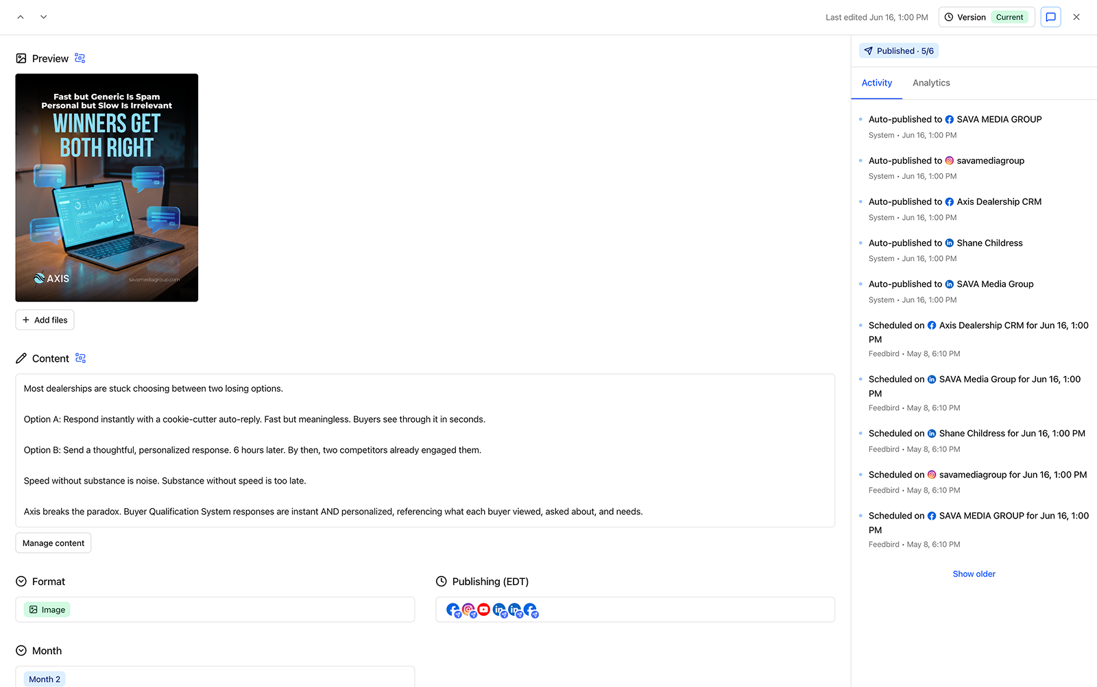 Client application